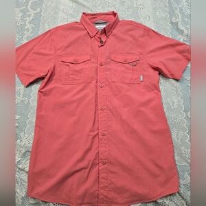 Men's Coral Short Sleeve Shirt